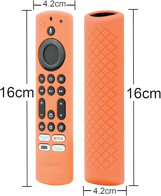 LEFXMOPHY NS-RCFNA-21 Remote Case Replacement for Toshiba and Insignia NSRCFNA21 CT-RC1US-21 CT95018 CTRC1US21 TV Voice Control K7Q3MT Remote Cover, Silicone Protective Skin Glow in Dark