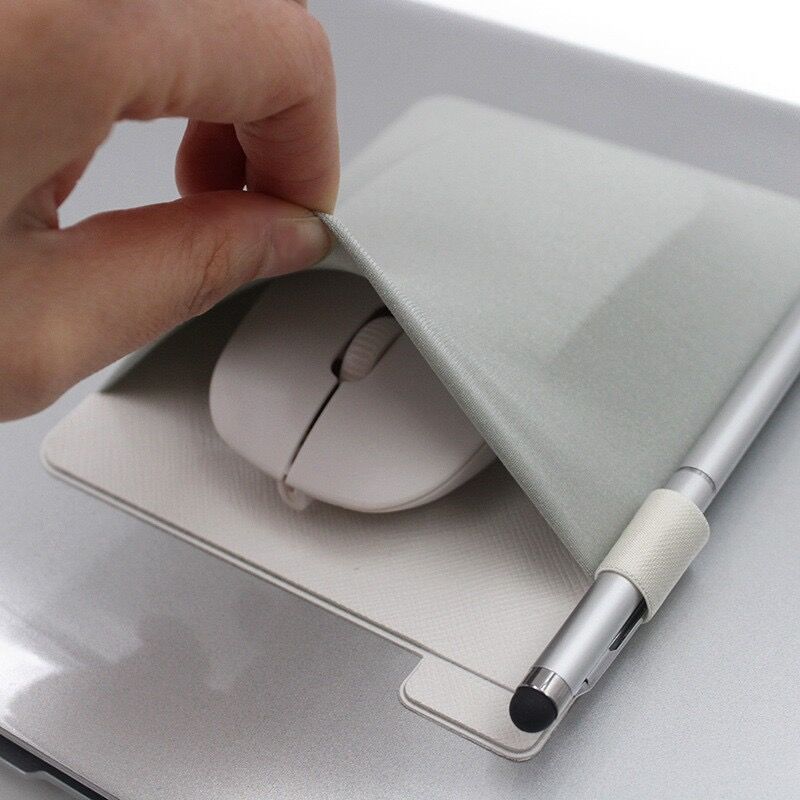 RIVEENY Portable Hard Drive Sleeve for Laptop,SSD Solid State Drive,Stick on External Hard Drive Carrying Case, Pocket Pouch