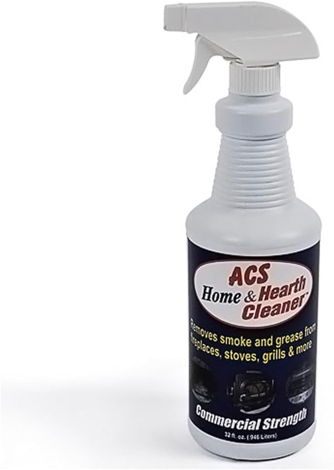 ACS Home & Hearth Cleaner - Biodegradable Citrus Spray for Glass, Grill, Stove - 22 Fl Oz