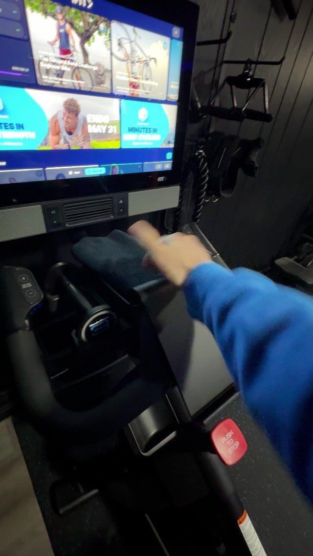 Phone & Tablet Holder for Exercise Bike – Designed for the Peloton+ & NordicTrack S Series - Stable Mount for Indoor Cycling (Nordictrack S Series)