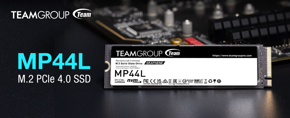 TEAMGROUP MP44L 500GB SLC Cache NVMe 1.4 PCIe Gen 4x4 M.2 2280 Laptop&Desktop SSD (R/W Speed up to 5000/2500MB/s) TM8FPK500G0C101