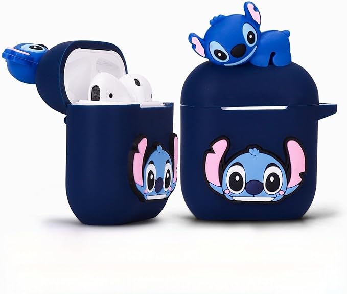 3D Cartoon Silicone Case for Apple Airpods 2&1 Generation, Set Protective Coverwith AirPods 2nd/1st,for Girls Boys .The Best Gift
