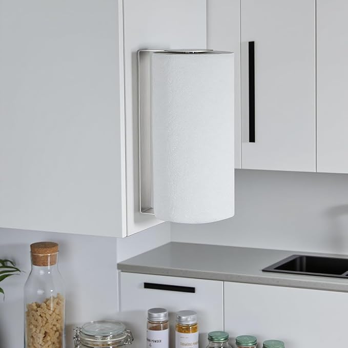 YIGII Adhesive Paper Towel Holder for Kitchen