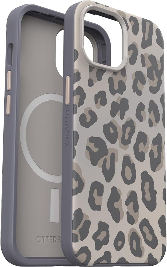 OtterBox iPhone 15, iPhone 14, and iPhone 13 Symmetry Series Case - ARIZONA SUNRISE (WILD CAT), snaps to MagSafe, ultra-sleek, raised edges protect camera & screen