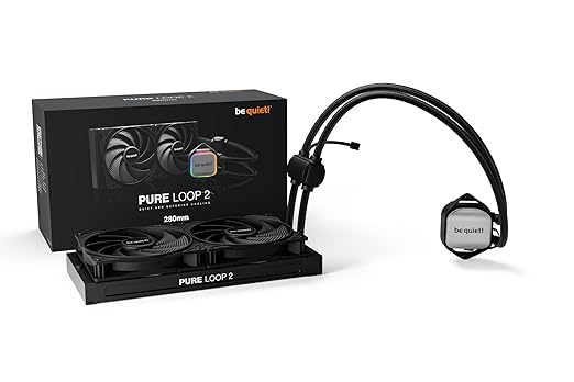 be quiet! Pure Loop 2 280mm | All in One Water Cooling System | Intel 1700 1200 1150 1151 1155 | AM5 AM4 | BW018