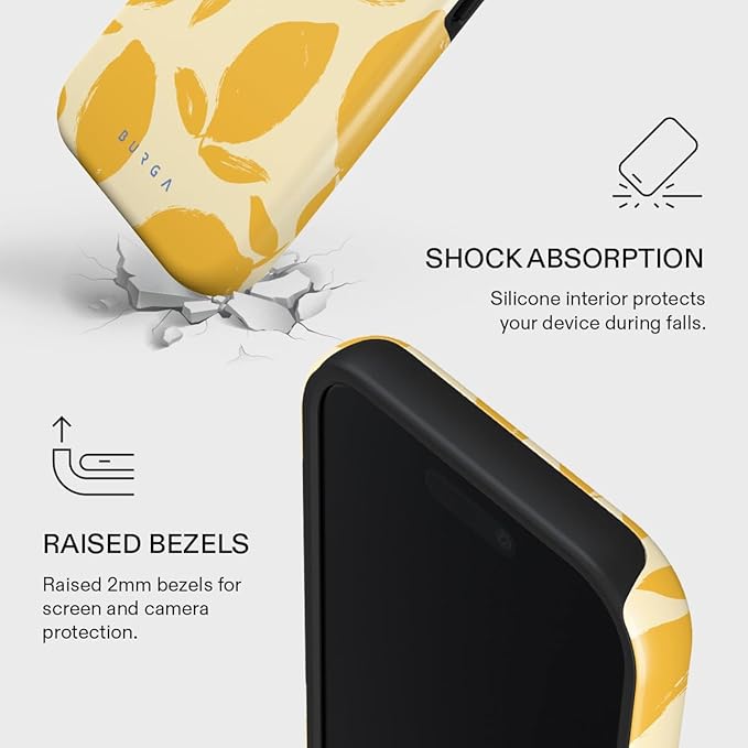 BURGA Phone Case for iPhone 17 - Cute, Trendy, Aesthetic, Pattern Phone Cover, Hard Shell Protection - fits Apple iPhone 17 Case for Women and Men