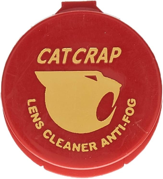 EK USA, Cat Crap, Anti-Fog Lens Cleaner Balm, Safe on All Lenses, Eyeglasses, Goggles, and Camera Lenses - 0.5 Ounce