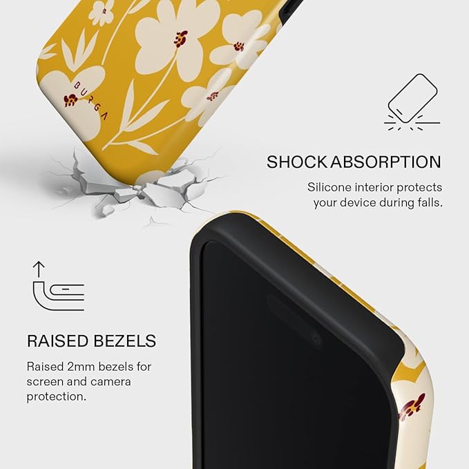 BURGA Phone Case for iPhone 17 - Cute, Trendy, Aesthetic, Pattern Phone Cover, Hard Shell Protection - fits Apple iPhone 17 Case for Women and Men