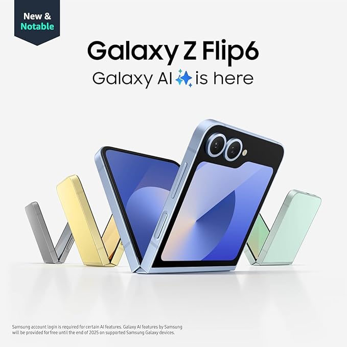 Samsung Galaxy Z Flip 6 (Renewed) (T-Mobile, Mint, 512GB)