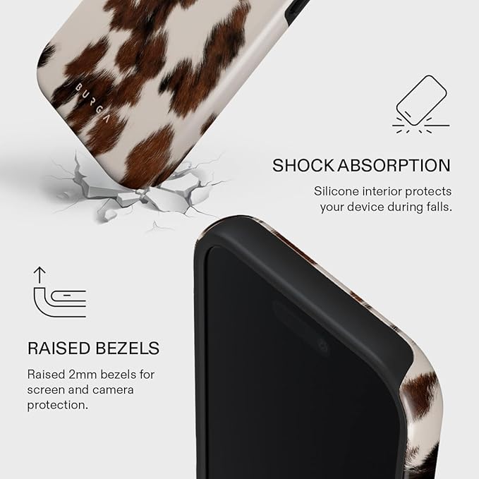 BURGA Phone Case for iPhone 17 - Cute, Trendy, Aesthetic, Pattern Phone Cover, Hard Shell Protection - fits Apple iPhone 17 Case for Women and Men