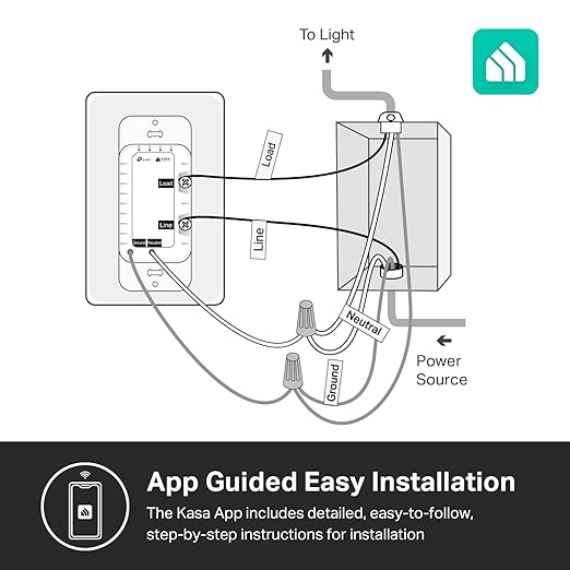 Kasa Apple HomeKit Smart Dimmer Switch KS220P3, Single Pole, Neutral Wire Required,2.4GHz Wi-Fi Light Works with Siri, Alexa and Google Home,UL Certified, No Hub Required,White, 3 Count (Pack of 1)