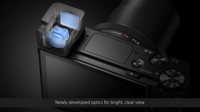 Sony RX100 III 20.1 MP Premium Compact Digital Camera w/1-inch Sensor and 24-70mm F1.8-2.8 ZEISS Zoom Lens (DSCRX100M3/B), 6in l x 4.65in w x 2.93in h, Black