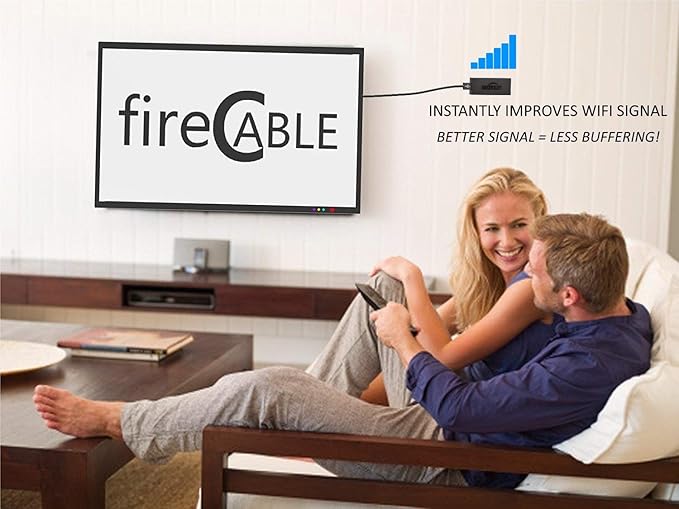 fireCable HDMI Extender (WiFi Signal Booster) for Streaming Media Players