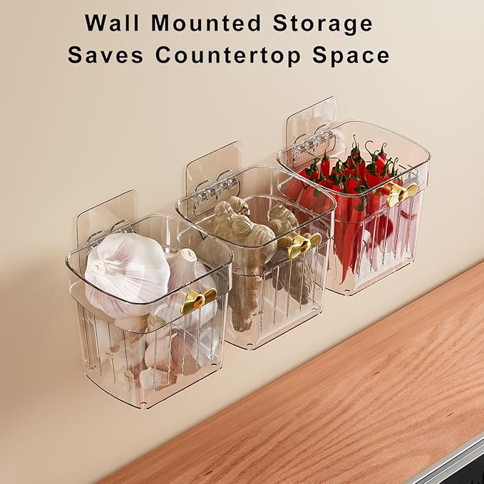 3 Pack Adhesive Cabinet Door Organizer, Kitchen Under Sink Organizer Caddy, Clear Plastic Storage Bins for Pantry Door, Wall Storage Basket, Hanging Makeup Organizer Floating Shelf for Bathroom
