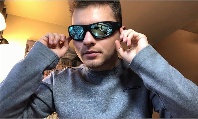 OhO Smart Glasses,Polarized Sunglasses with Bluetooth Speaker,Athletic/Outdoor UV Protection and Voice Control,Unisex