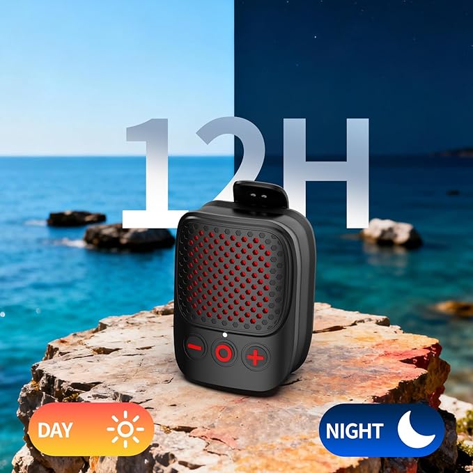 Wearable Bluetooth Speaker, Clip-On Mini Portable Speakers All Day Playtime,IPX5 Waterproof, Built-in Mic for Hands-Free Music/Calls Bluetooth Speaker/Outdoor Sports/Indoor Fitness/Golf