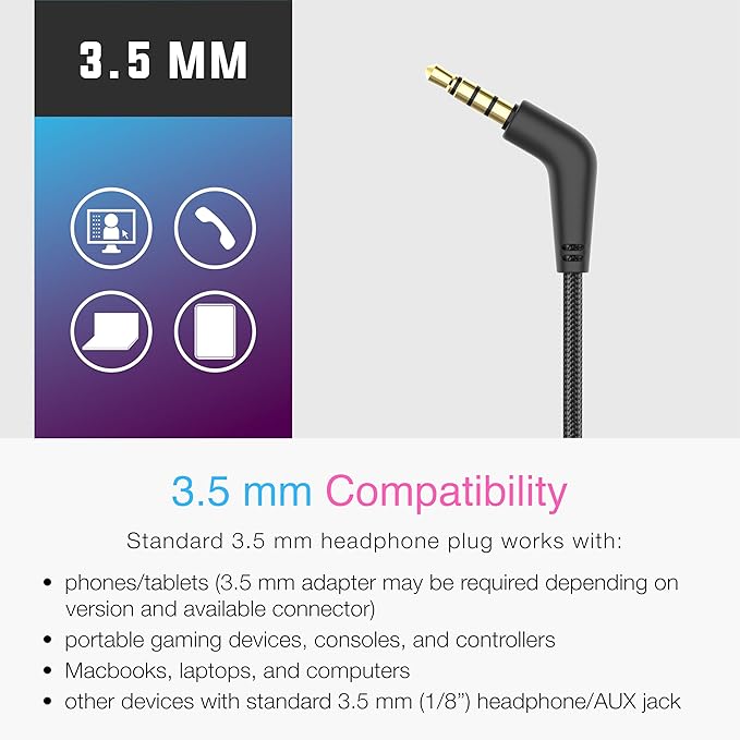 MEE audio KidJamz KJ55 Wired Children’s Headphones with 3.5mm Plug (Black, AUX Standard)