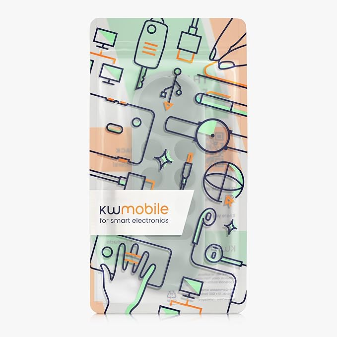 kwmobile Case Compatible with Google Chromecast 2020 4K / Chromecast 2022 HD Case - Soft Silicone Cover for Remote Control - Pastel Green
