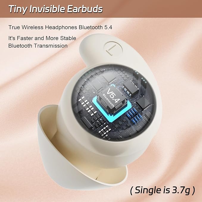 LOBKIN Sleep Earbuds,Wireless Bluetooth Noise Blocking Sleeping Headphones for Sleeping