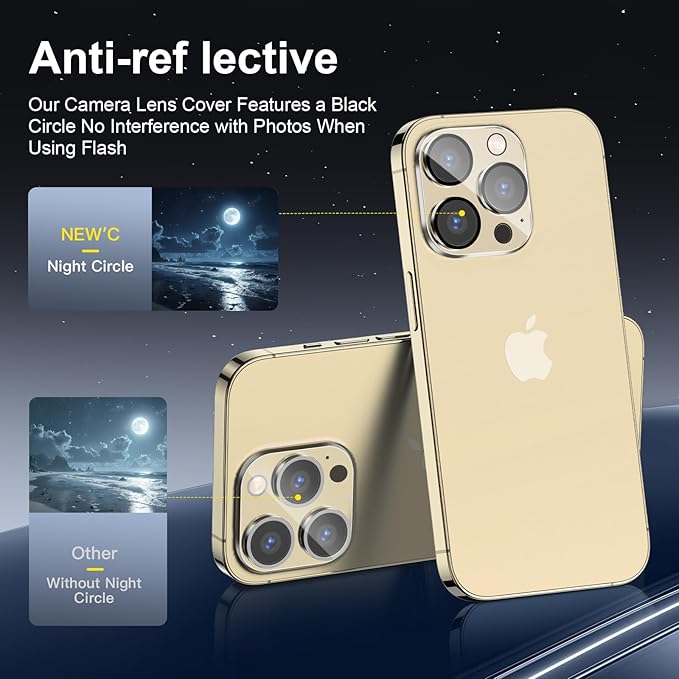 NEW'C 3x Privacy for iPhone 14 Pro Max Screen Protector (6.7 inches)+ 3x Camera Lens Protector, Sensor Protection, Tempered Glass Film + Dust Plug - Enhanced Privacy Angle of 28 Degrees