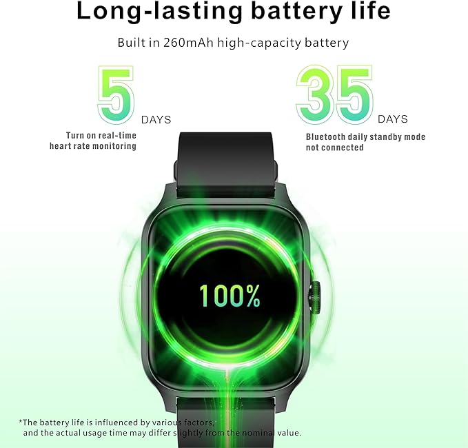 Smart Watch for Men Women(Answer/Make Call), 2025 New Smartwatch 1.85" HD Fitness Watch with 100+ Sport Modes, Heart Rate, Sleep Monitor, Pedometer, IP68 Waterproof Activity Tracker for Android iOS