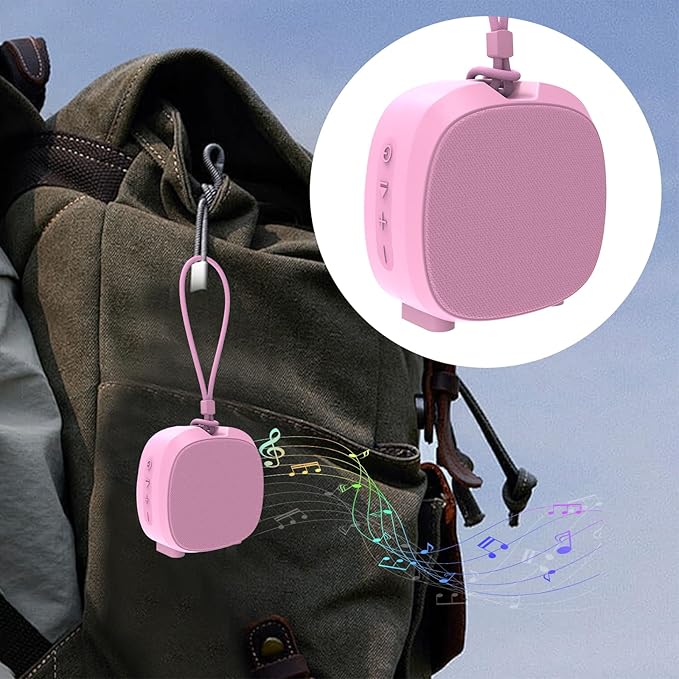 Portable Bluetooth Speakers, RGB Lights TWS Speakers,Wireless IPX5 Waterproof Mini Speaker with Loud Stereo Sound,15 Hours Playtime, Rechargeable Battery.