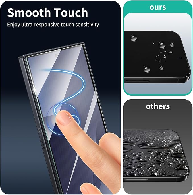 2*Soft Hydrogel Flexible TPU Screen Protector for Samsung Galaxy Z TriFold, 2*Double Shatterproof HD Tempered Glass Film and 2*Camera Lens Protector, Self-Healing,Anti-Shatter,9H Hardness,Bubble Free