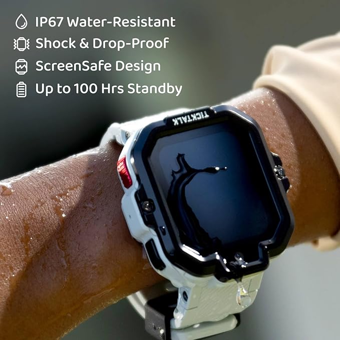 TickTalk 5 - Kids Smart Watch with GPS Tracker, Video Calling, SOS, & Parental Controls | Smartwatch with Free Music, Texting, Kid Phone Call and Text, Boys & Girls - 4G Smart Watch for Kids 3-12