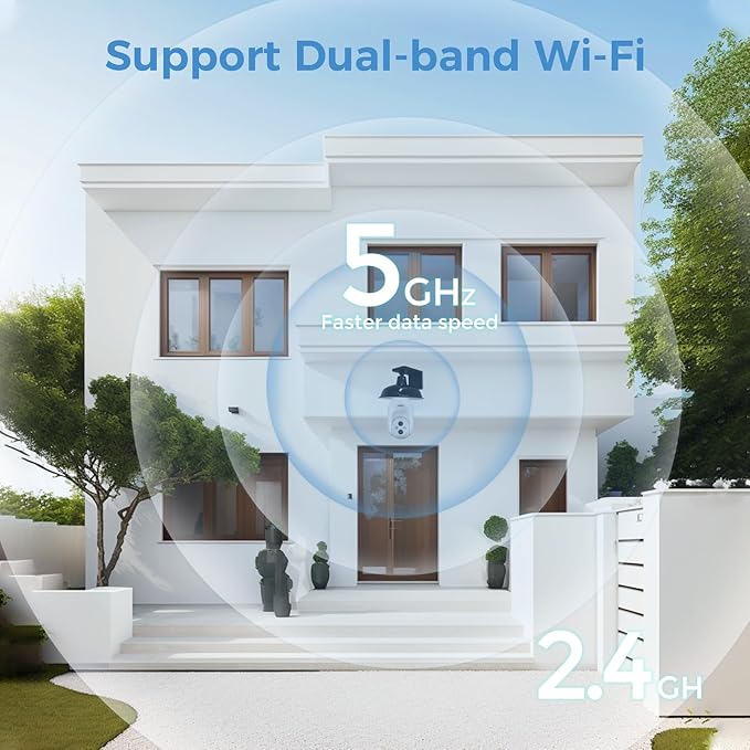 Hiseeu Dual Lens 10X Zoom 3MP Light Bulb Security Camera Indoor 5G& 2.4GHz WiFi,AI Human Detection,Motion Tracking,Two-Way Talk,Color Night Vision,Siren Alarm,24/7 Recording,Compatible with Alexa
