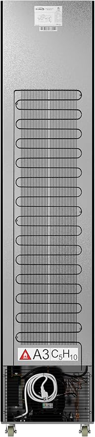KoolMore KM-MDF-17S 17 Commercial Merchandiser Freezer with Manual Defrost, Capacity, ETL Listed in Black, 6.5 cu. ft. (Slim)