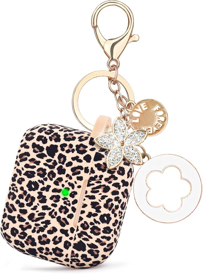VISOOM Case for Airpods 3 Pink Airpods 3rd Cases 2021 Silicone for iPod 3 Earbuds Case Cover Women Wireless Charging Case with Accessories Girl Bling Keychain for Apple Ear Buds 3rd Generation