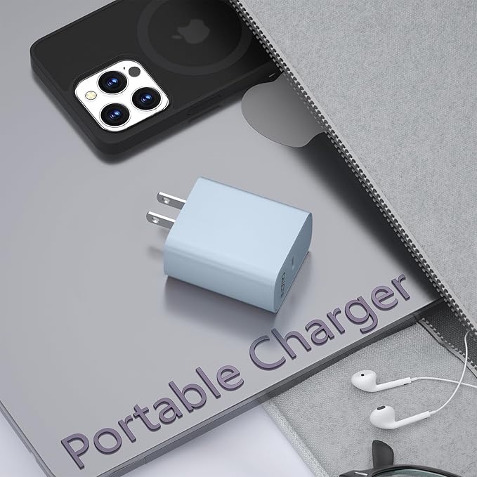 USB C Charger Block CALCINI 1 Pack GAN 65W Fast Type C Charger for Laptop Charger Power Adapter MacBook Pro/Air, GalaxyS21/S20, Dell XP S13, Note 20/10+, Phone15/Mini iPad,Pixel