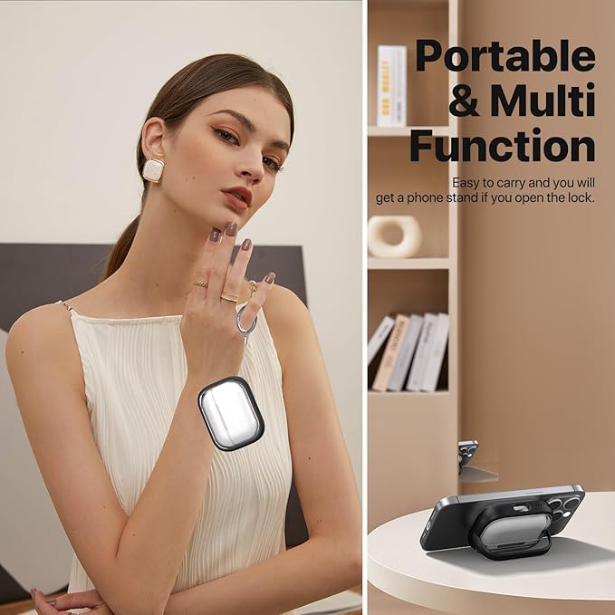 Valkit Compatible AirPods Pro Case, Clear & Soft Shockproof Protective Case for AirPods Pro Gen 2nd/1st (2023/2022/2019) with Lock & Cleaner Kit