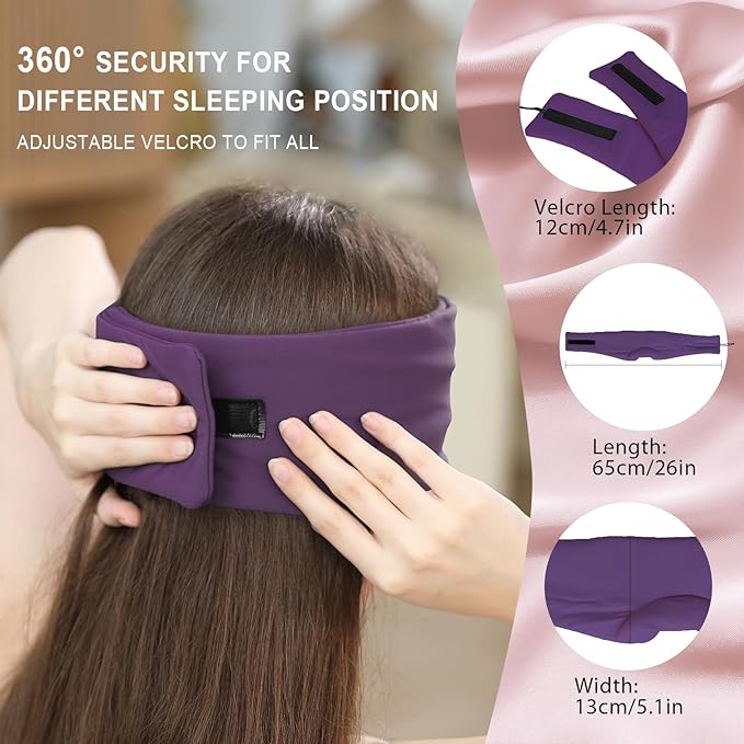 Sleep Mask with Bluetooth 5.4 Headphones Total Blackout Eye Mask for Sleeping Travel and Relaxation