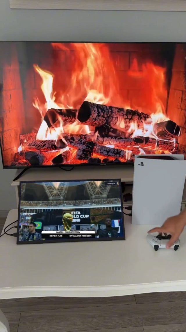 EVICIV Portable Monitor 24” 144Hz, 145% sRGB QLED 0.1MS Gaming Monitor