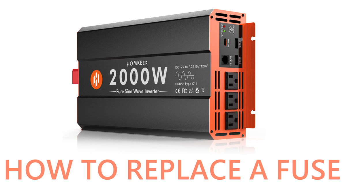 Power Inverter 12V DC to 110V AC Converter for RV Truck Off-Grid Solar Car Inverter (3000W-007)