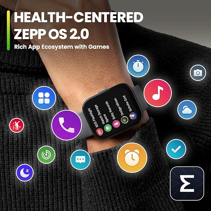 Amazfit Renewed Bip 5 Smart Watch for Men & Women, Alexa Built-in, GPS, Bluetooth Call, 10-Day Long Battery, Refurbished Health Fitness Tracker, Smartwatch for Android Phone & iPhone(Pink)