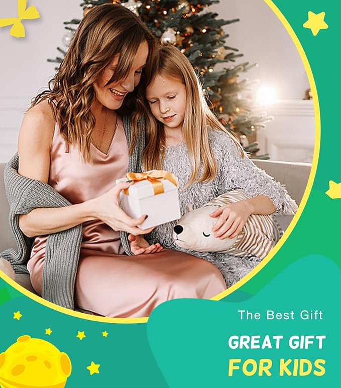 Kid Headphones for School, USB Type C Kids Headphone with LED Lights, Wired Boys Girls Headphones with Safe Limiter 85dB/94dB, Foldable On Ear Headphones with Microphones for School/iPad, Green