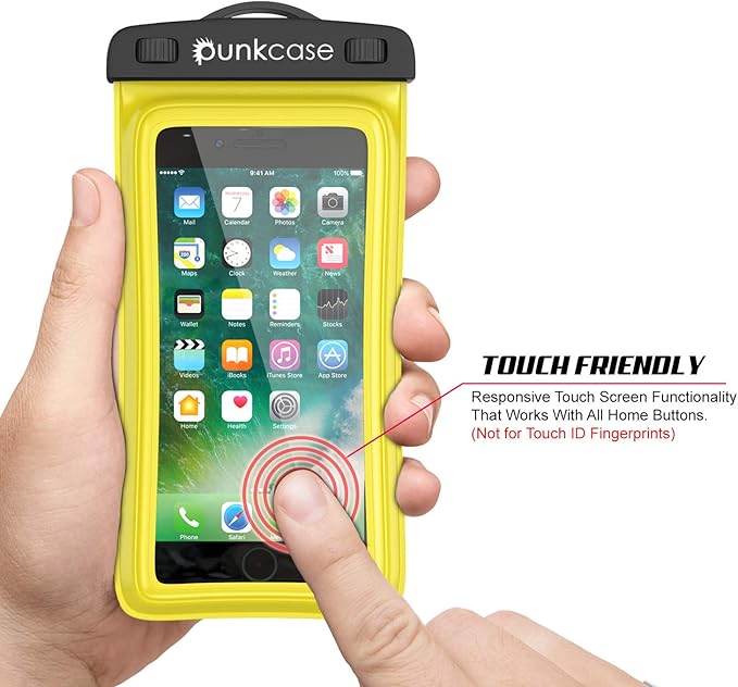 Waterproof Phone Pouch, PunkBag Universal Floating Dry Case Bag for Most Cell Phones incl. iPhone 8 Plus & Samsung Galaxy S9 | Perfect for Keeping Your Cellphone & Valuables Dry and Safe