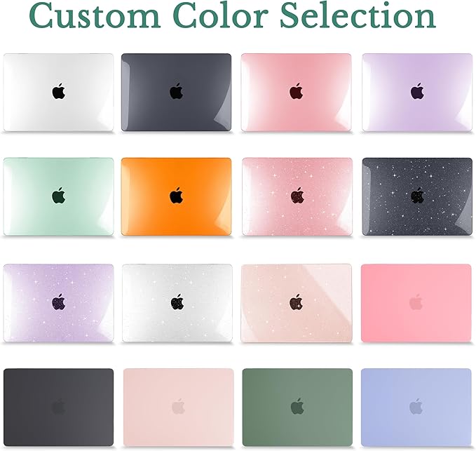 Mektron Customizable Name for MacBook Air 13 inch Case 2021-2018 Release A2337 M1 A2179 A1932, DIY Plastic Hard Shell Cover for MacBook Air 13 inch Retina Fits Touch ID