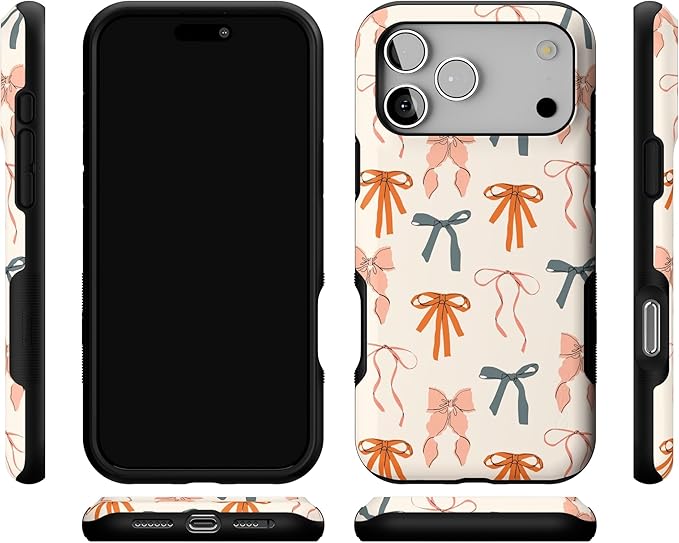 Casely iPhone 17 Pro Max Case | Gourdy Girlie | Harvest Bows | Bold Protective Design | MagSafe Compatible Design