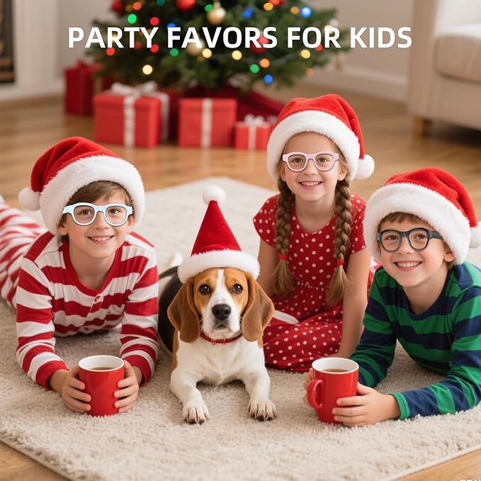 Kids Smart Glasses: UV400 Blue Light Glasses - Built-in Mic & Open Ear Bluetooth Speakers - 7-color RGB Light Strip - Voice & Touch Control - Works with iOS/Android for Kids 6-12 Gifts