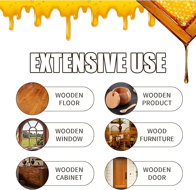 Natural Beeswax Care Spray & Restorer, Beeswax Wood Polish for Floors and Furniture, Natural Micro-Molecular Spray – Multi-Purpose(2 Bottles)