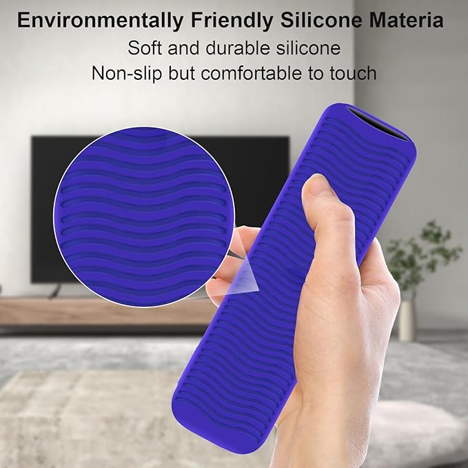 5 Pack Remote Cover Compatible with Onn Android Voice Remote Control, Shockproof Case for Onn TV 4K UHD Stick TV Box 100024646 100026240 Controller, Lightweight Anti-Slip Skin-Friendly