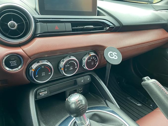CravenSpeed Gemini Phone Mount Compatible with Mazda MX-5 Miata ND 2016-2025 | Magsafe Magnet Mount | Flexible Arm | Hands Free Phone Mount