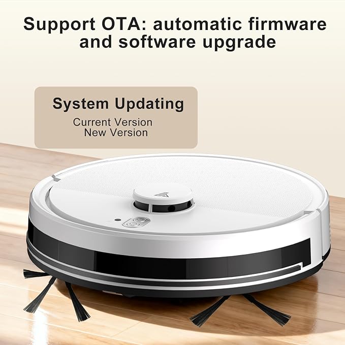 2025 Robot Vacuum and Mop Combo – LiDAR Navigation, Smart Mapping, 4000Pa Suction, 120-Min Battery, Alexa & App Control
