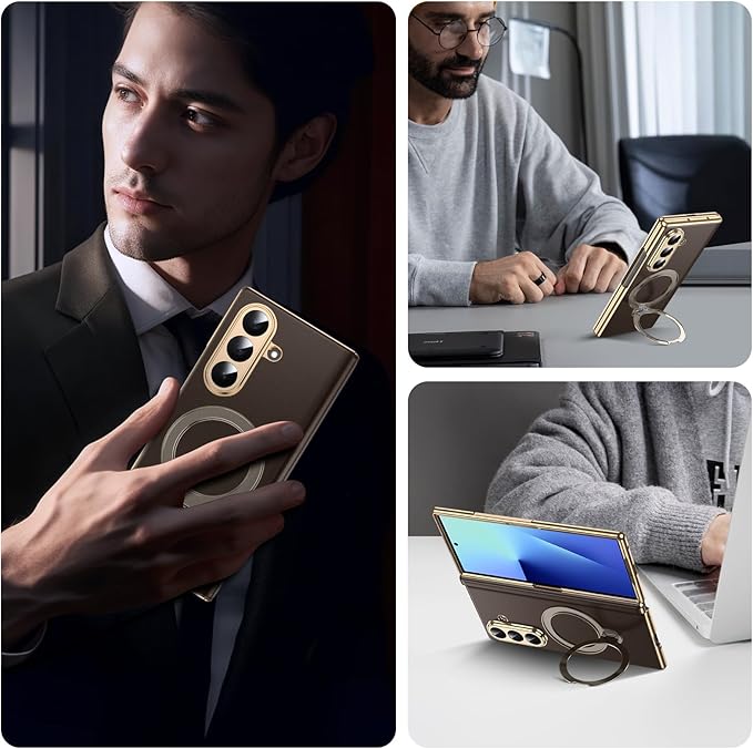 LeYi 2PCS SAM Z Fold 7 Case with Screen Protector