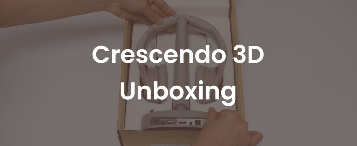 Avantree Crescendo 3D - HDMI ARC Wireless TV Headphones with 3D Sound