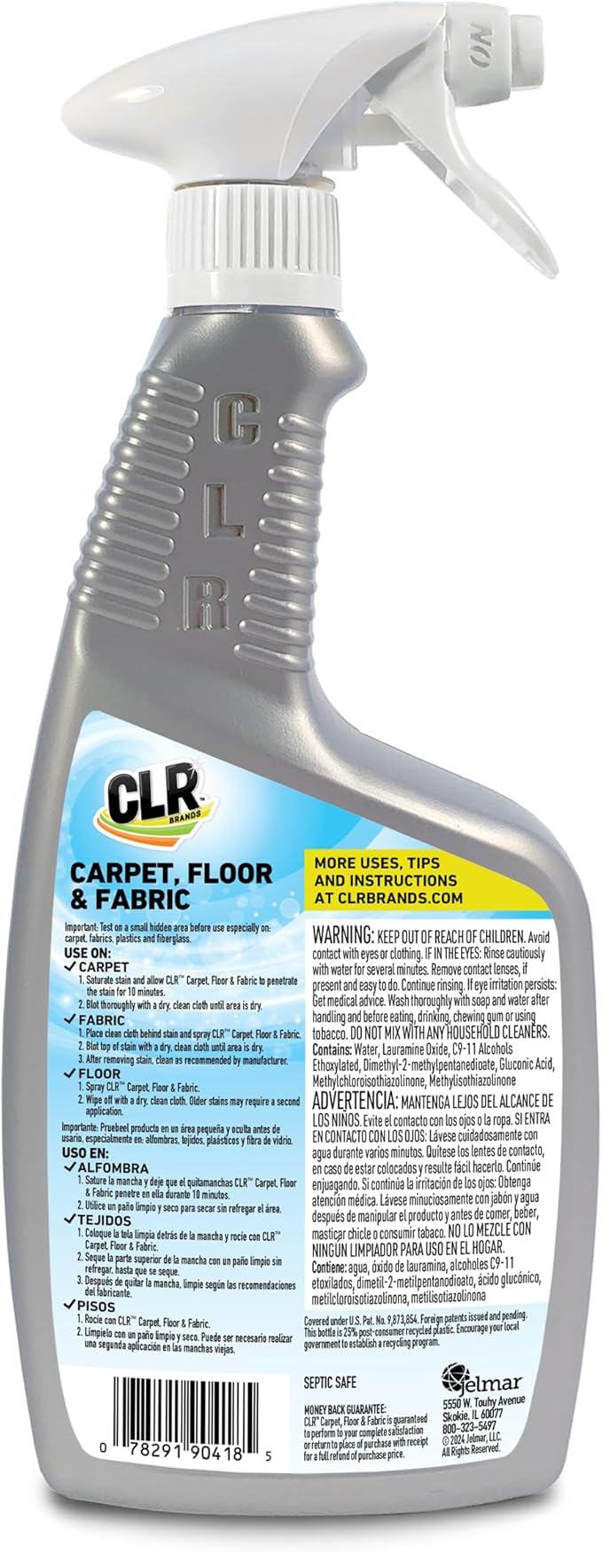 CLR Stain-Free Carpet, Floor & Fabric, Fast-Acting Stain Remover, 26 Ounce