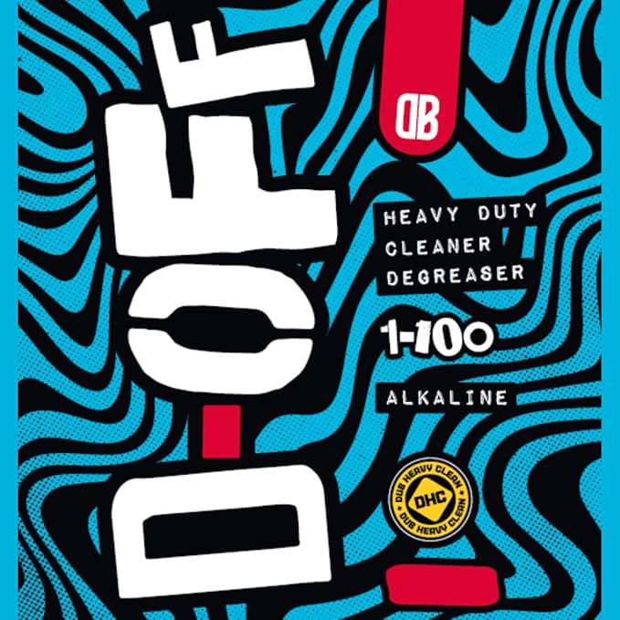 DUB BOYZ D-OFF Heavy-Duty Cleaner & Degreaser, Industrial Strength, Cuts Through Grease and Grime, Safe on Metal, Plastic, Rubber, Biodegradable & Phosphate-FreeWheel Cleaner